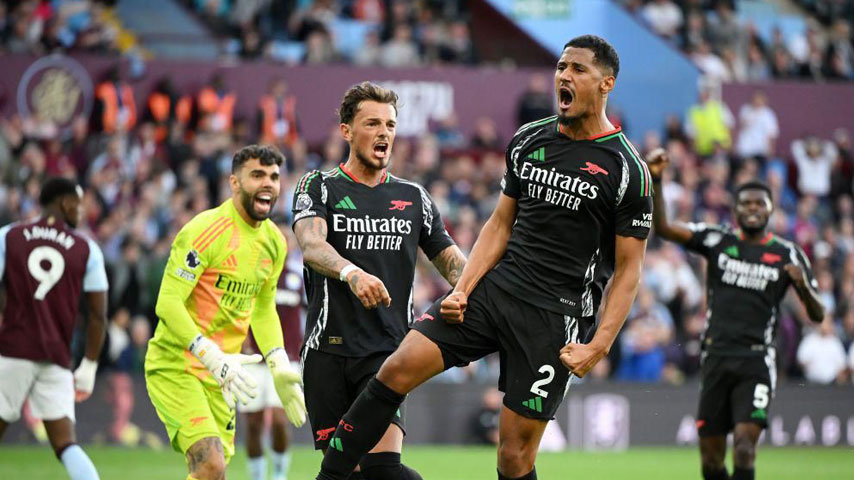 พรีเมียร์ลีกอังกฤษ : อาร์เซน่อล VS แอสตันวิลลา